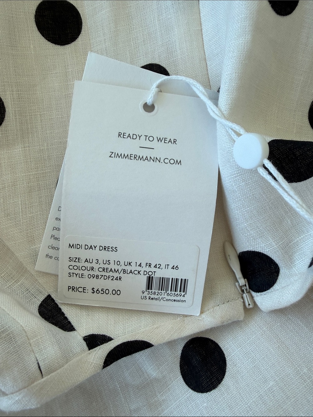 Zimmermann Polka Dot Maxi Dress - Picture 16 of 16